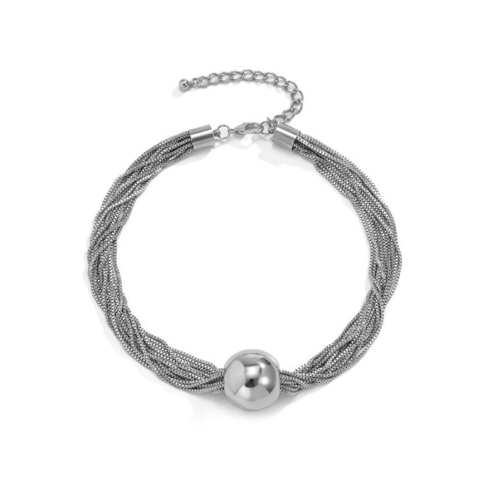 Naszyjnik łańcuszki elegancki choker Naszyjnik łańcuszki elegancki choker