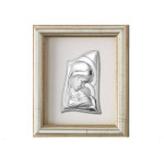 SREBRNY OBRAZ 925 MATKA BOSKA RAMA 14,5x12,5 PREZENT