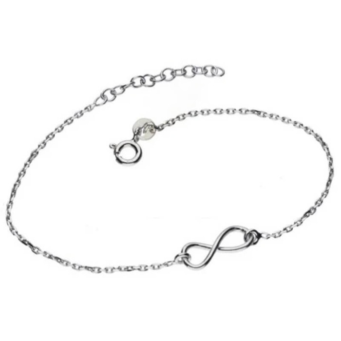 Srebrna bransoletka 925 z nieskończonością 1,69g Srebrna bransoletka 925 z nieskończonością 1,69g