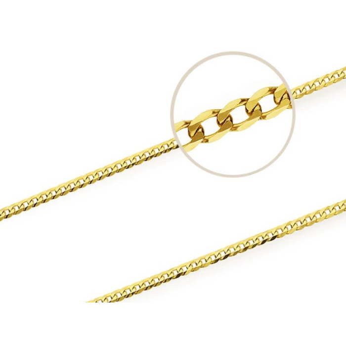 Złoty łańcuszek 585 splot pancerka 45cm 2,5g Złoty łańcuszek 585 splot pancerka 45cm 2,5g