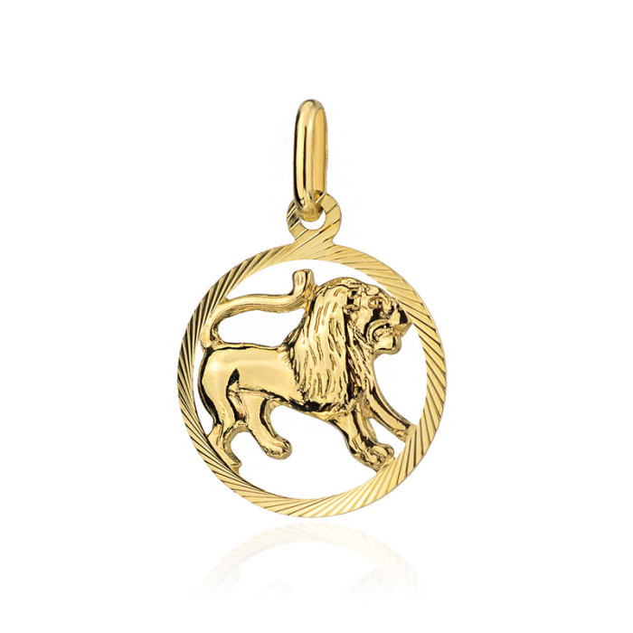 Zawieszka znak 585 zodiaku LEW