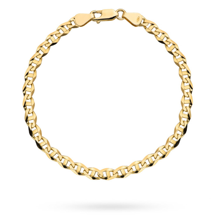 Bransoletka złota 585 splot gucci