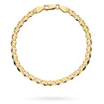 Bransoletka złota 585 splot gucci