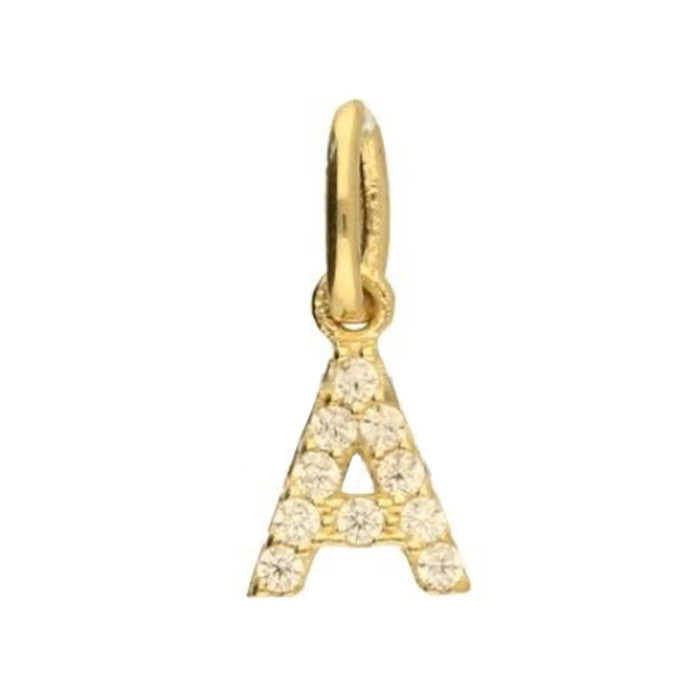 Złota przywieszka 585 charms literka A 0,52g Złota przywieszka 585 charms literka A 0,52g
