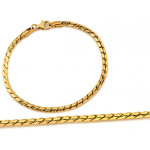 Bransoletka złota 585 elegancka elementowa ponadczasowy design