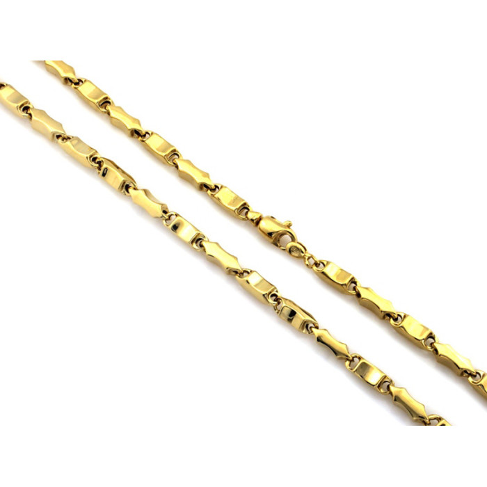 Złoty łańcuszek 585 mocny splot 60cm prezent 17.2g Złoty łańcuszek 585 mocny splot 60cm prezent 17.2g