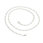 50cm ŁAŃCUCH 6,35g SREBRNY MĘSKI 925 FIGARO 3mm