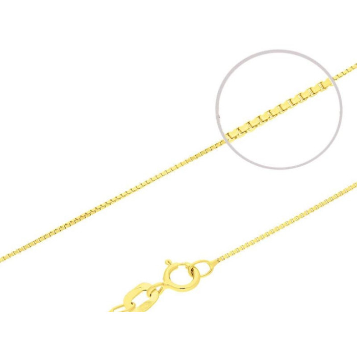 Złoty łańcuszek 585 SPLOT KOSTKA 42CM 1,23g Złoty łańcuszek 585 SPLOT KOSTKA 42CM 1,23g