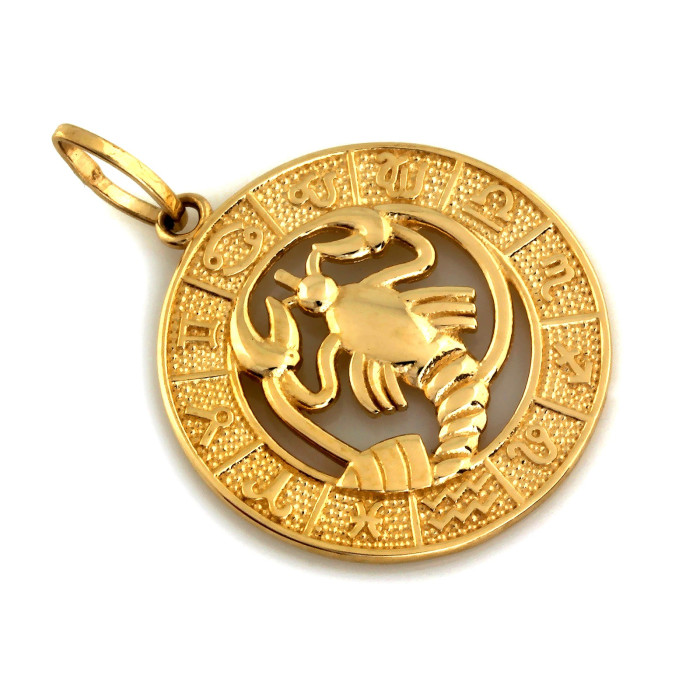 Zawieszka złoto 585 zodiak Rak znak zodiaku wyjątkowa ozdoba Zawieszka złoto 585 zodiak Rak znak zodiaku wyjątkowa ozdoba