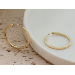 Złote kolczyki koła szarniry 21mm próba 585 14k