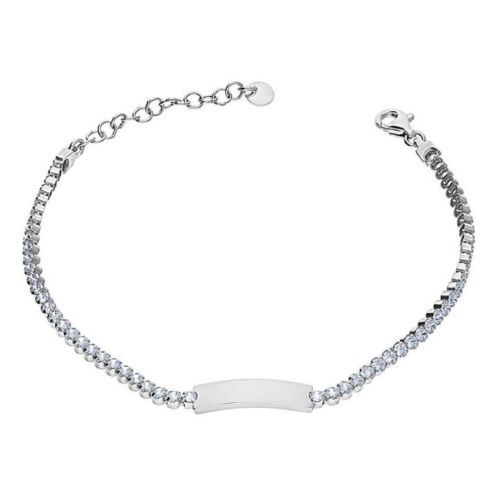 Srebrna bransoletka 925 ELEGANCKA Z CYRKONIAMI 4,22g