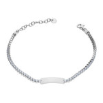 Srebrna bransoletka 925 ELEGANCKA Z CYRKONIAMI 4,22g