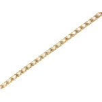 Złota bransoletka z dwóch delikatnych łańcuszków próba 375 długość 19cm