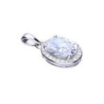 Srebrna zawieszka 925 elegancka z cyrkoniami 1,67g