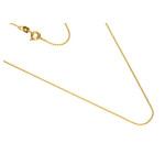 Złoty łańcuszek 333 SPLOT SPIGA 45CM 1g