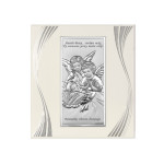 SREBRNY OBRAZ 925 ANIOŁKI W RAMCE 14x15cm PREZENT