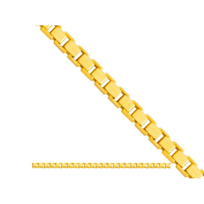 Złoty łańcuszek 585 SPLOT KOSTKA 50 cm 2,40g Złoty łańcuszek 585 SPLOT KOSTKA 50 cm 2,40g