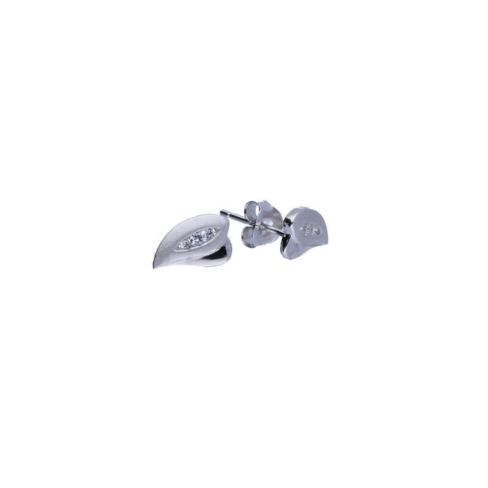 Srebrne kolczyki 925 piaskowane cyrkoniami 1,23g Srebrne kolczyki 925 piaskowane cyrkoniami 1,23g