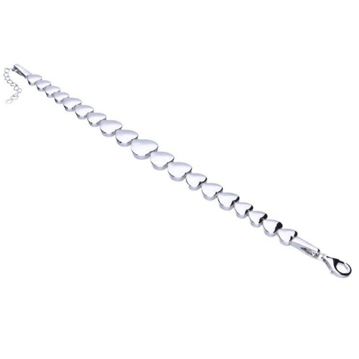 Srebrna bransoletka 925 serduszka 11,37g Srebrna bransoletka 925 serduszka 11,37g