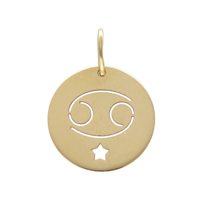 Złote zawieszka 585 znak zodiaku rak 0,82 g Złote zawieszka 585 znak zodiaku rak 0,82 g