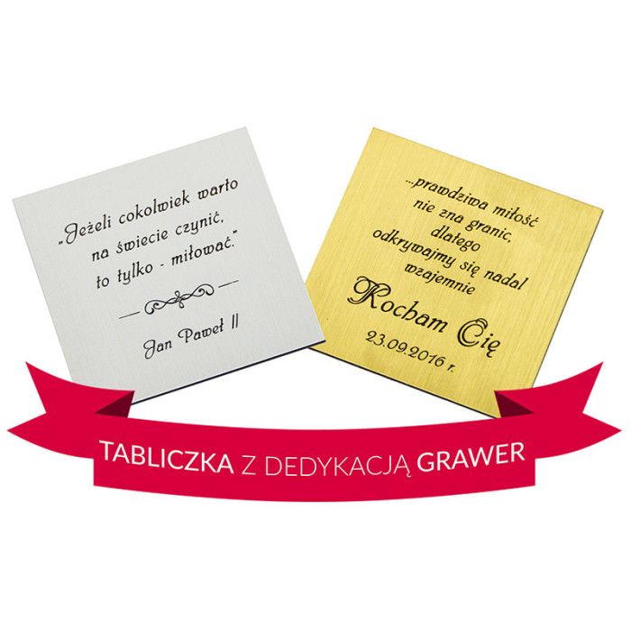 GRAWER TABLICZKA ZŁOTA/SREBRNA GRAWER TABLICZKA ZŁOTA/SREBRNA
