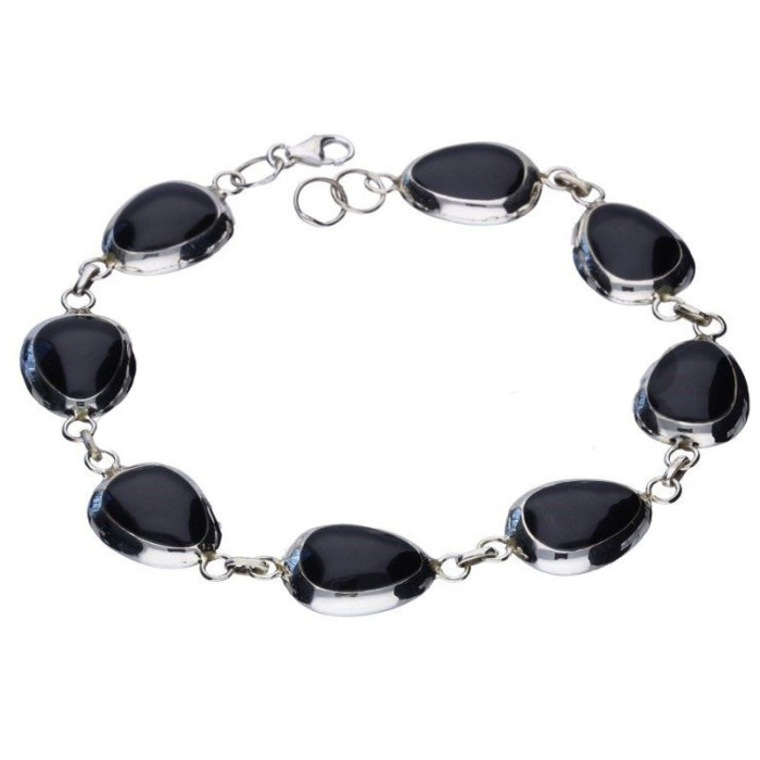 Srebrna bransoletka 925 z dużymi elementami 8,40g Srebrna bransoletka 925 z dużymi elementami 8,40g