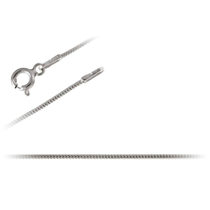 Srebrny łańcuszek uniseks srebro 925 ośmiokątna linka 55 cm Srebrny łańcuszek uniseks srebro 925 ośmiokątna linka 55 cm