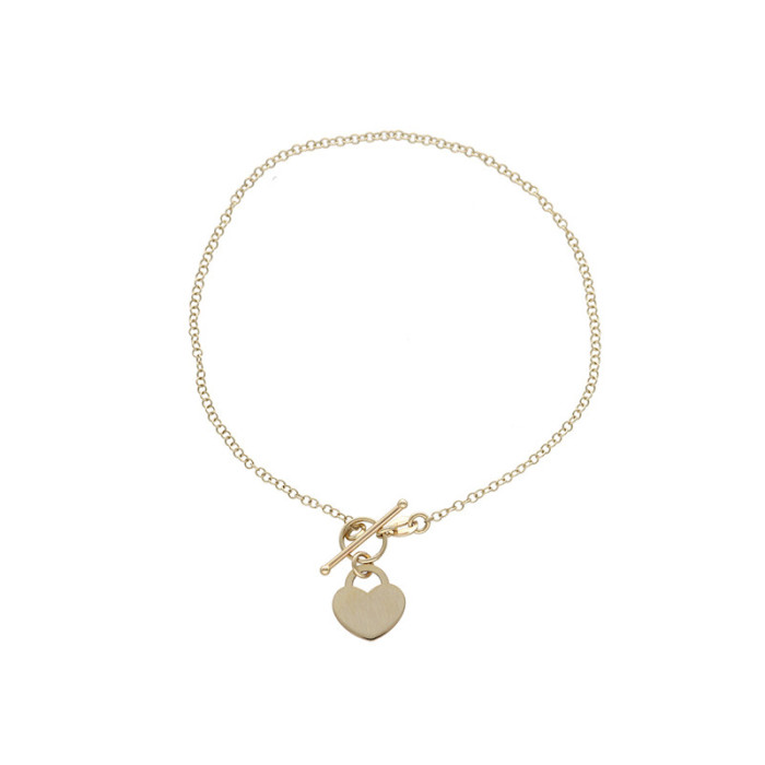 Złota bransoletka 585 łańcuszkowa serce 1,28g Złota bransoletka 585 łańcuszkowa serce 1,28g