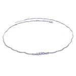 Srebrny naszyjnik 925 elegancki z cyrkoniami 9,20g