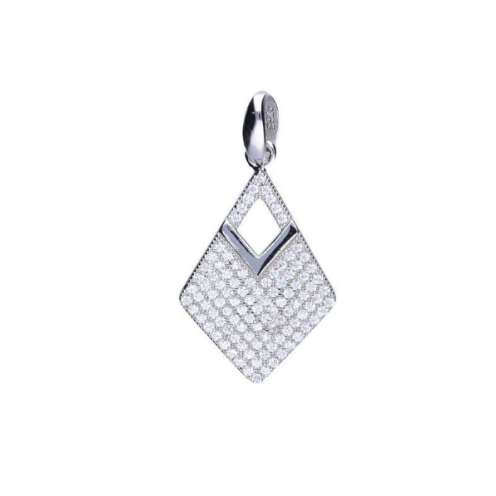 Srebrna zawieszka 925 elegancka z cyrkoniami 1,95g Srebrna zawieszka 925 elegancka z cyrkoniami 1,95g
