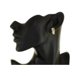 Złote kolczyki 585 ELEGANCKIE ZDOBIONE 1,66g