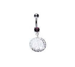 srebrne kolczyki piercing gładkie