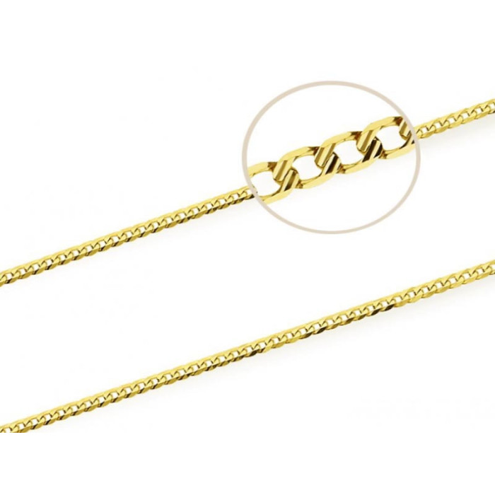 Złoty łańcuszek 375 SPLOT PANCERKA 40 CM 1,17g Złoty łańcuszek 375 SPLOT PANCERKA 40 CM 1,17g