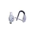 Srebrne kolczyki 925 eleganckie z cyrkoniami 2,51g