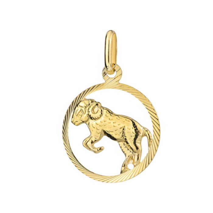 Złota przywieszka 585 ZNAK ZODIAKU BARAN Złota przywieszka 585 ZNAK ZODIAKU BARAN