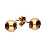 Złote kolczyki 333 małe kuleczki 7 mm 1,64 g