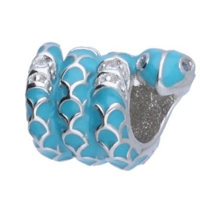 Srebrna zawieszka 925 bead wąż 2,98g Srebrna zawieszka 925 bead wąż 2,98g