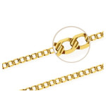 Złoty łańcuszek 585 SPLOT PANCERKA 60 CM 11,03g