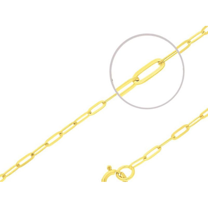 Złoty łańcuszek 585 SPLOT ANKIER LONG 1,44g