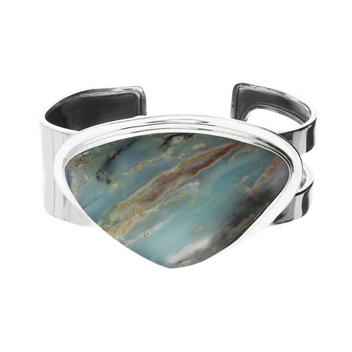 Srebrna bransoletka 925 BANGLE OPAL ANDYJSKI 52,30g Srebrna bransoletka 925 BANGLE OPAL ANDYJSKI 52,30g