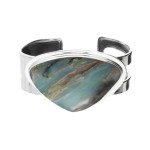Srebrna bransoletka 925 BANGLE OPAL ANDYJSKI  52,30g