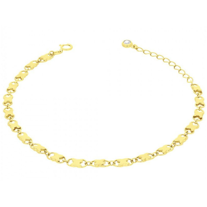 Złota bransoletka 375 z owalami 3,33g prezent Złota bransoletka 375 z owalami 3,33g prezent