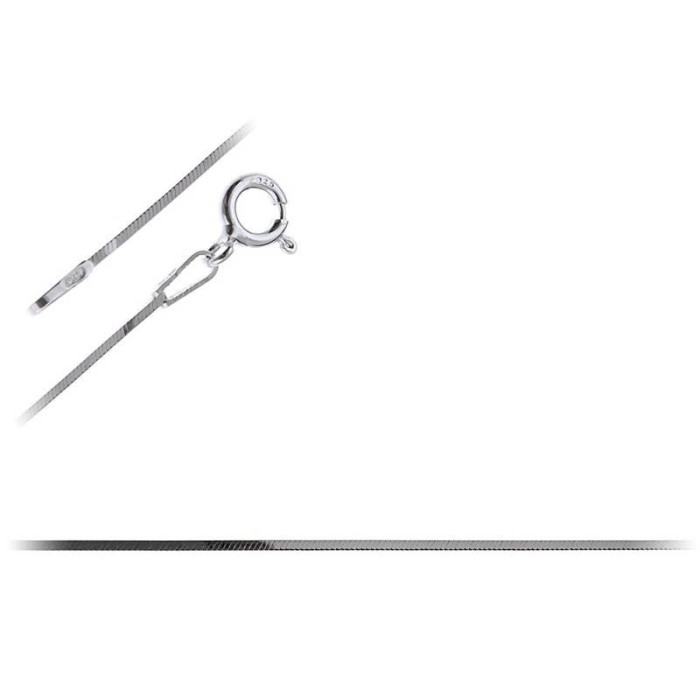 Srebrny łańcuszek 925 linka 4-kątna 50 cm Srebrny łańcuszek 925 linka 4-kątna 50 cm