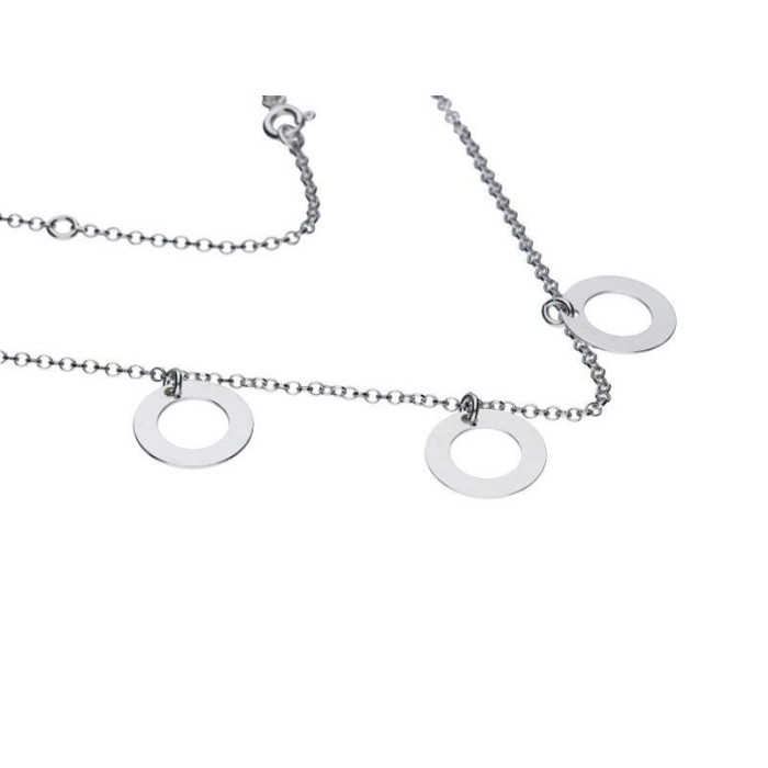 Srebrny naszyjnik 925 choker oponki 3,48g Srebrny naszyjnik 925 choker oponki 3,48g