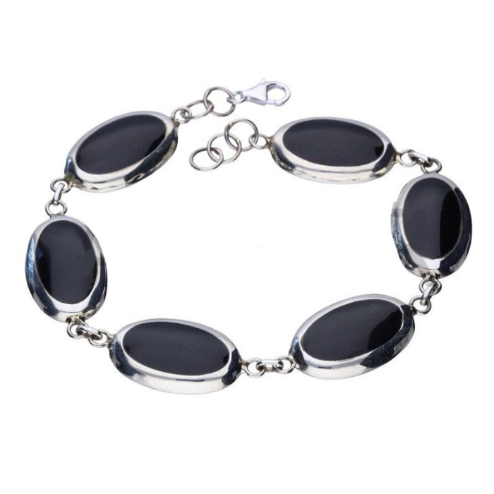Srebrna bransoletka 925 z dużymi elementami 12,00g Srebrna bransoletka 925 z dużymi elementami 12,00g