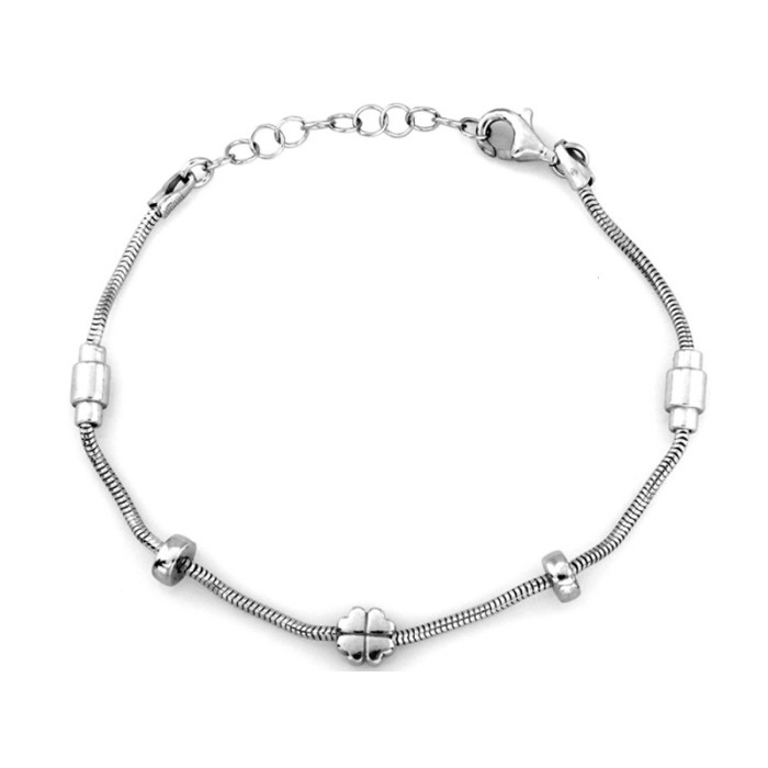 Srebrna bransoletka 925 linka koniczynka 3,97 g Srebrna bransoletka 925 linka koniczynka 3,97 g