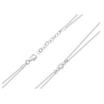Złota bransoletka białe złoto 585 kuleczki diamenty 1,80 g