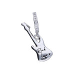 Srebrna zawieszka 925 GITARA Z CYRKONIAMI 2,53g