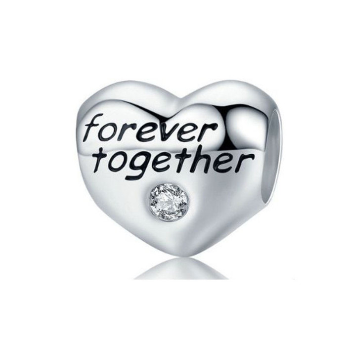 Srebrna zawieszka 925 serce forever together 2,20g Srebrna zawieszka 925 serce forever together 2,20g