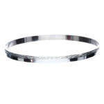 Srebrna bransoletka 925 typu bangle ze wzorem 9,85g
